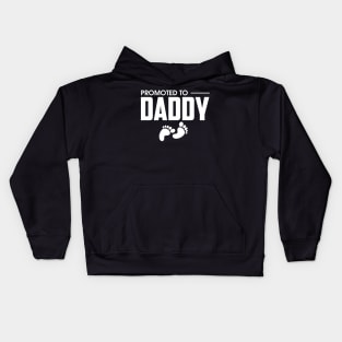 Cute Promoted To Daddy Pregnancy Announcement Kids Hoodie